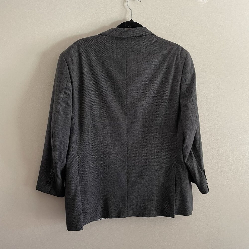 Brooks Brothers Men SZ 42S Black/Gray Wool Blend 2-Btn Sport Coat Blazer Jacket - Picture 9 of 13